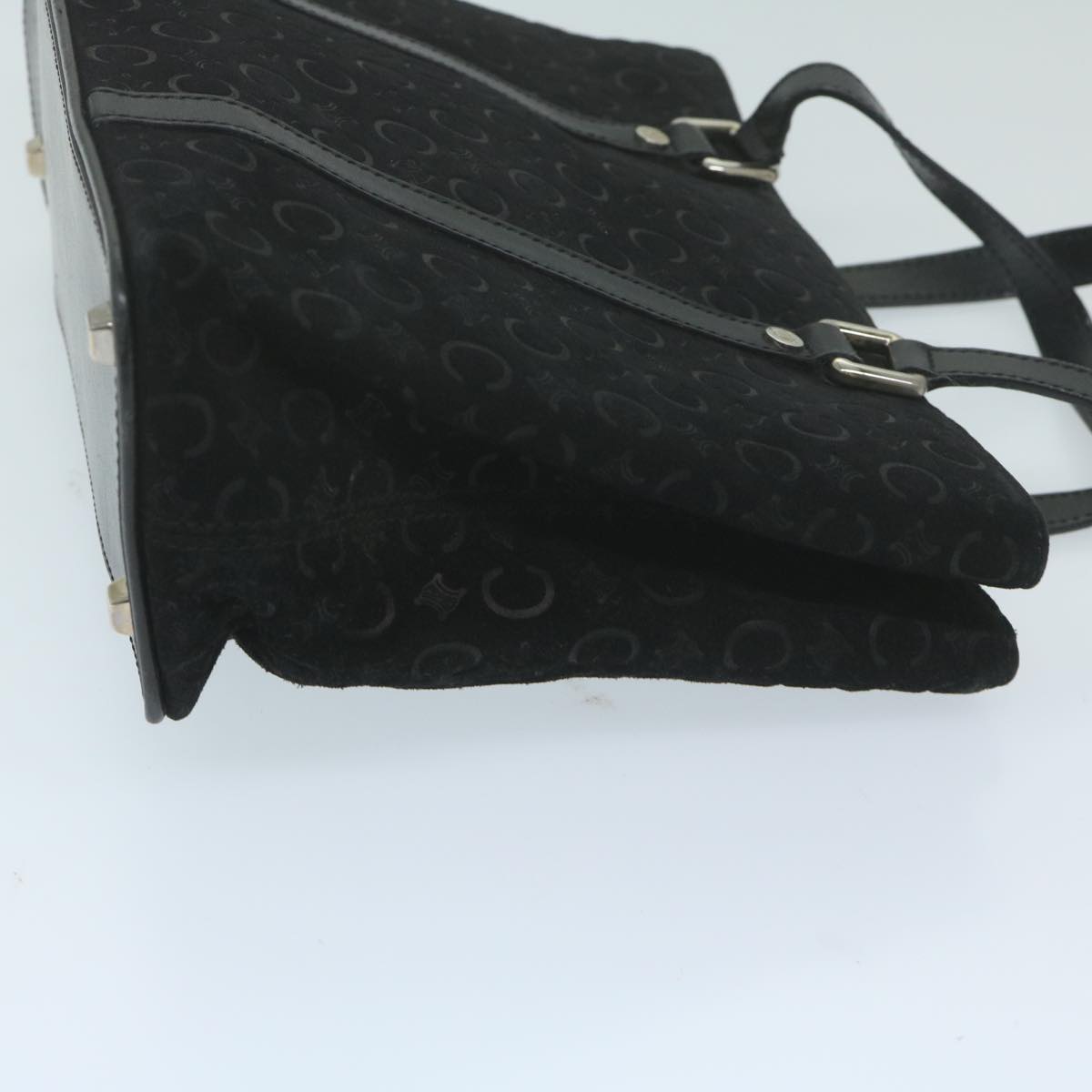 Luxury CELINE C Macadam Canvas Hand Bag Black ep2899
