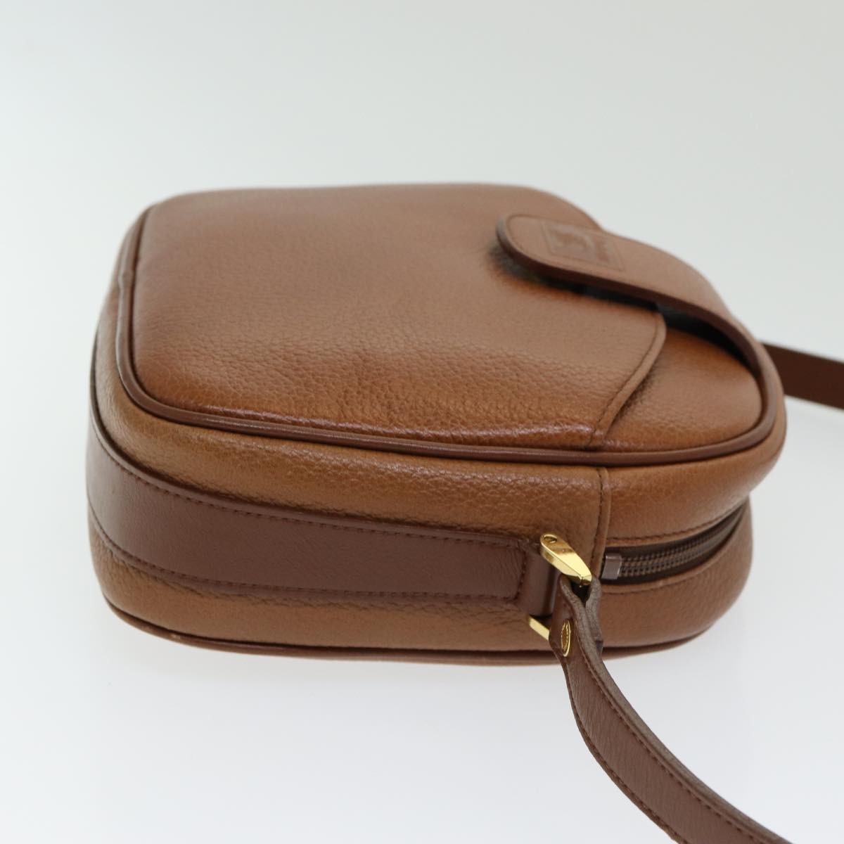 Luxury BurberrySs Shoulder Bag Leather Brown Auth ep5049
