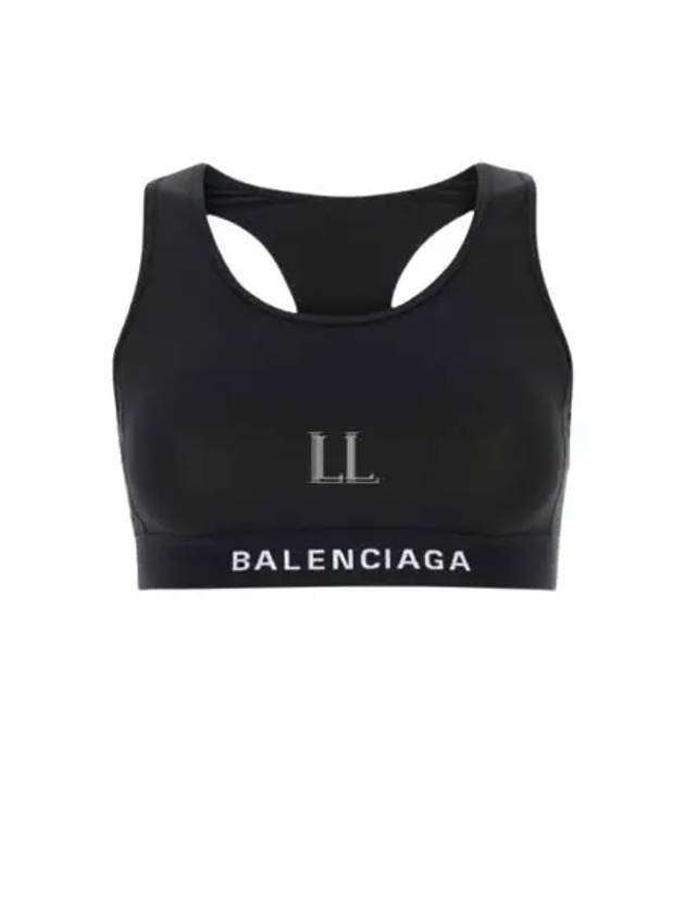Luxury Balenciaga Trending 2025 WoMen's Athletic Sports Bra Black