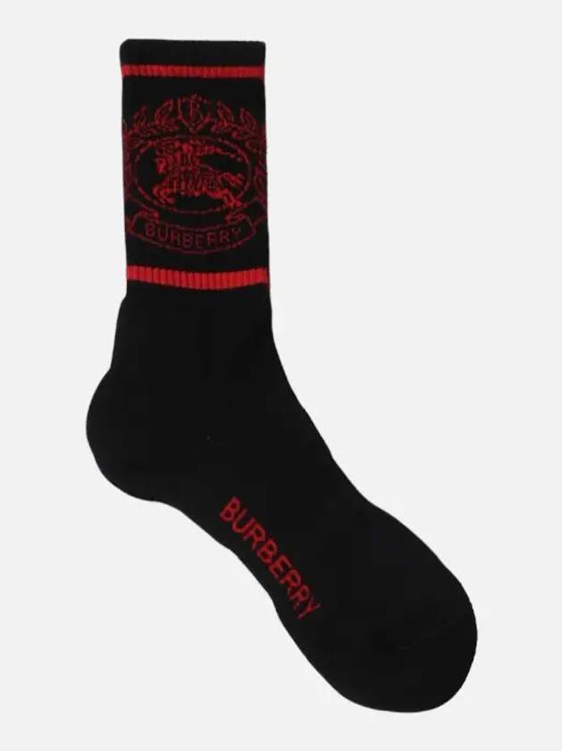 Luxury Burberry Prorsum Socks Red Black
