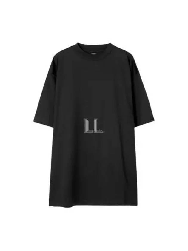 Luxury Balenciaga Trending 2025 Cotton Crew Neck Short Sleeve T-Shirt Black