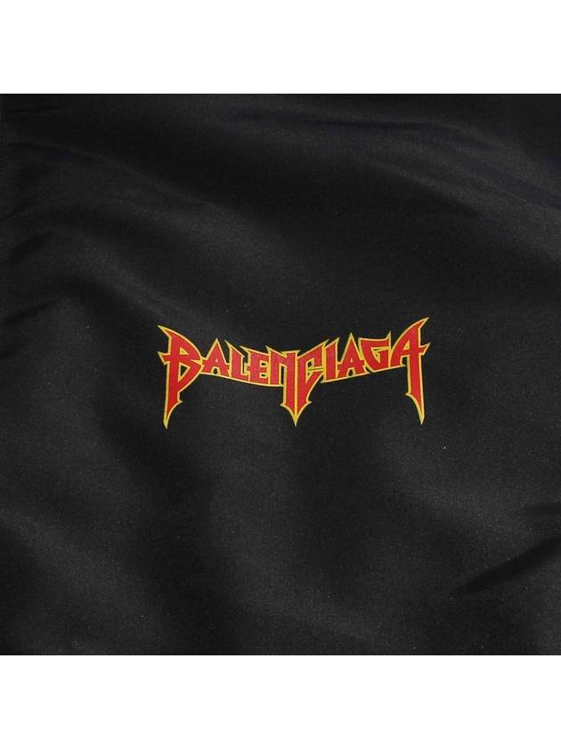 Luxury Balenciaga Trending 2025 Artwork Print Windbreak Black