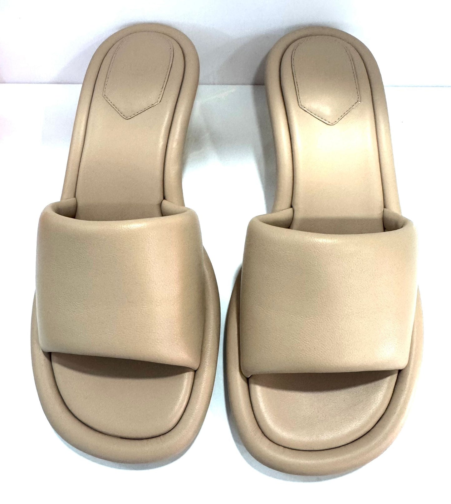 FENDI NAPPA BAGUETTE 60MM SLIDE SANDALS
