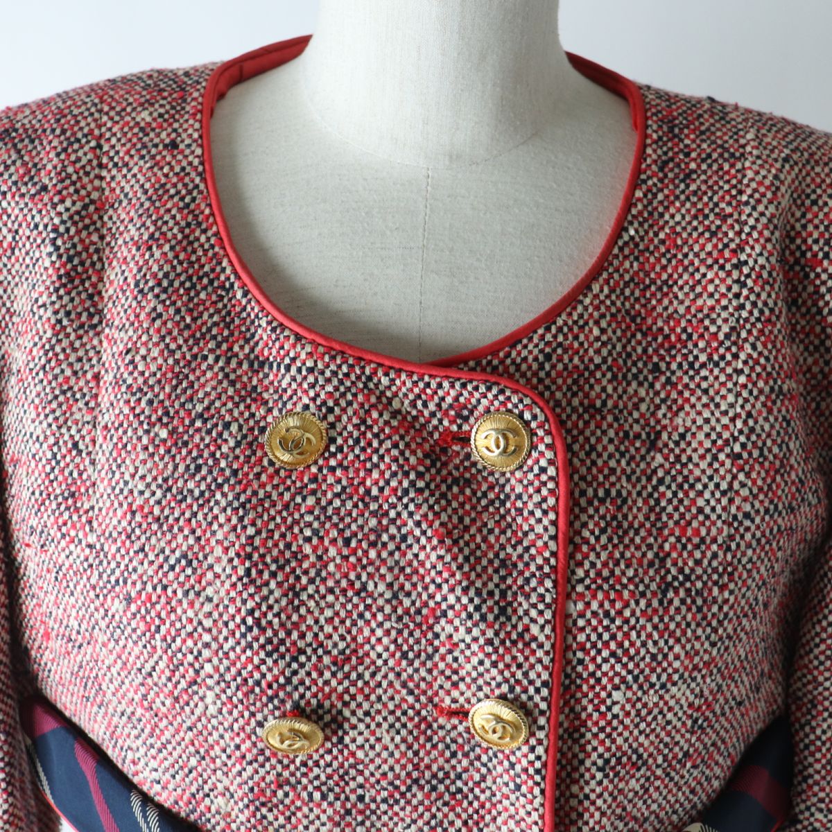 CHANEL setup Wool, cotton (quality label has been cut off) multicolor Women 40