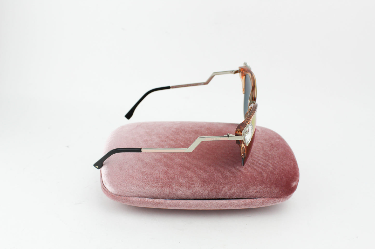 Fendi Swarovski crystal embellished cat eye Sunglasses