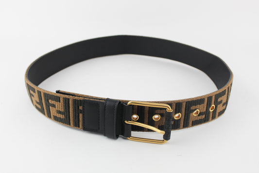 Fendi Ff Black and brown Belt