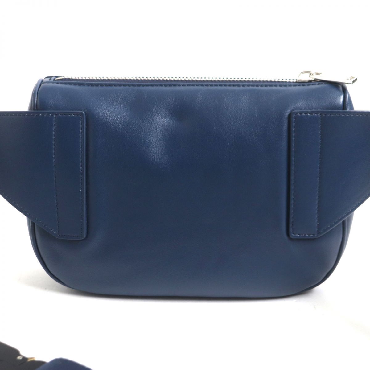 Dior HOMME Shoulder Bag Main: Leather blue mens
