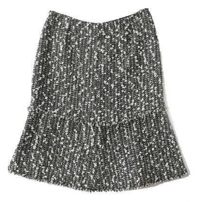 CHANEL Tweed skirt 04A P24139 Outer material: 46% rayon, Outer material: 27% nylon, Outer material: 27% wool, Lining: 100% silk Multi Women 38