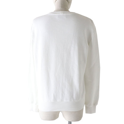 CHANEL sweat 20P P63298 Main: 100% cotton white graphic logo sweatshirt Women XS