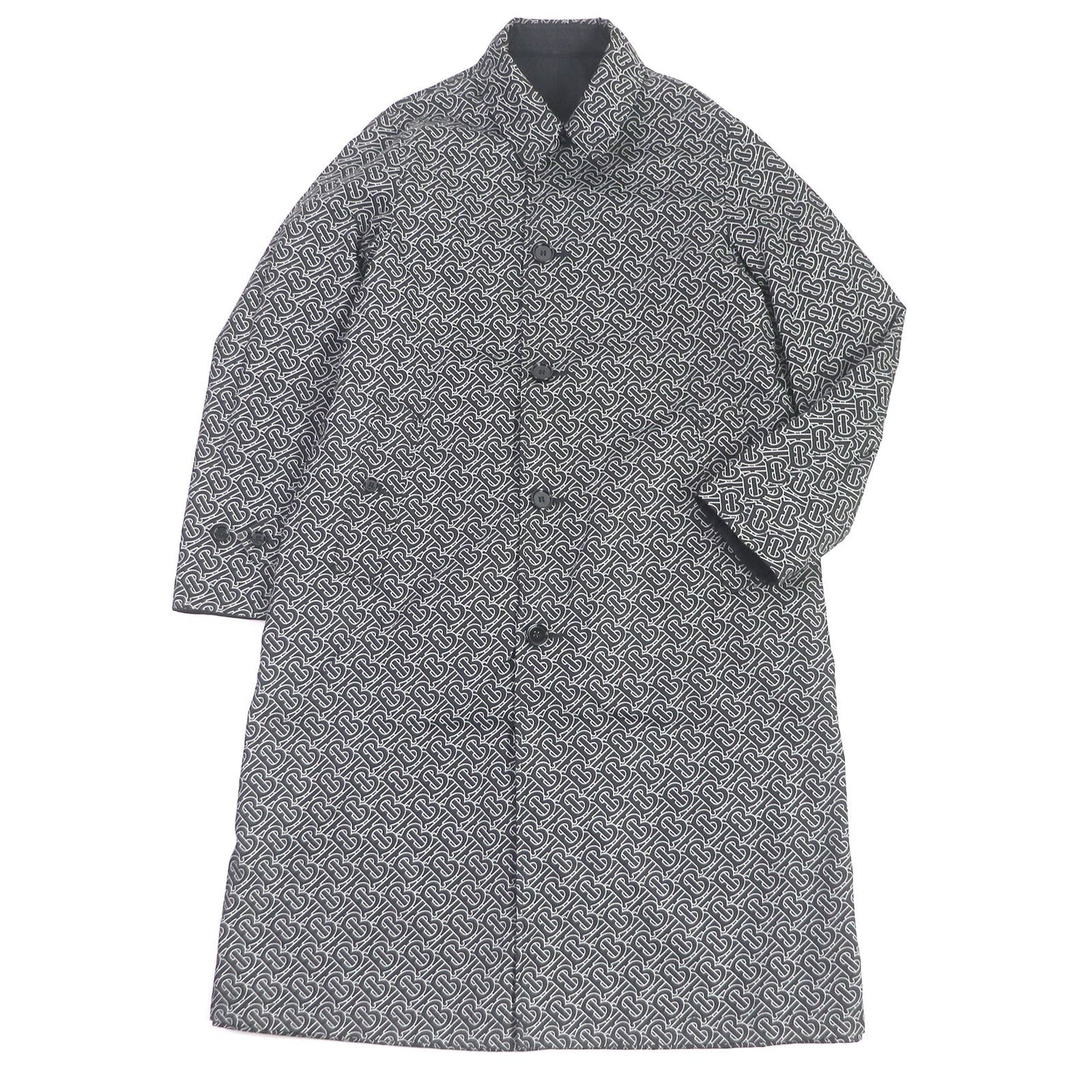 BURBERRY Stainless collar coat 8029656 Main: 100% nylon black mens 44
