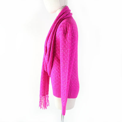 CHANEL knit P44135 Main: 75% alpaca, Main: 20% rayon, Main: 5% polyester pink Women 36
