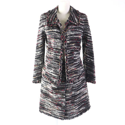 CHANEL setup P41820Ã¯Â¿Â½EP41816 Outer material: 35% wool, Outer material: 32% cotton, Outer material: 19% alpaca, Outer material: 9% nylon, Outer material: 5% acrylic, Lining: 100% silk multicolor Women 38