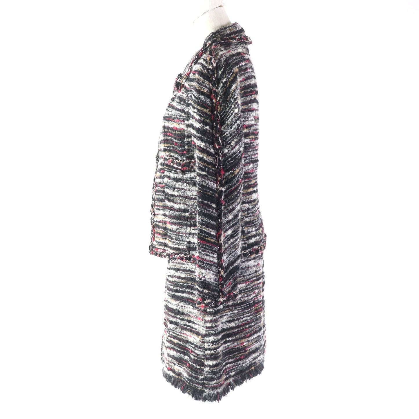 CHANEL setup P41820Ã¯Â¿Â½EP41816 Outer material: 35% wool, Outer material: 32% cotton, Outer material: 19% alpaca, Outer material: 9% nylon, Outer material: 5% acrylic, Lining: 100% silk multicolor Women 38