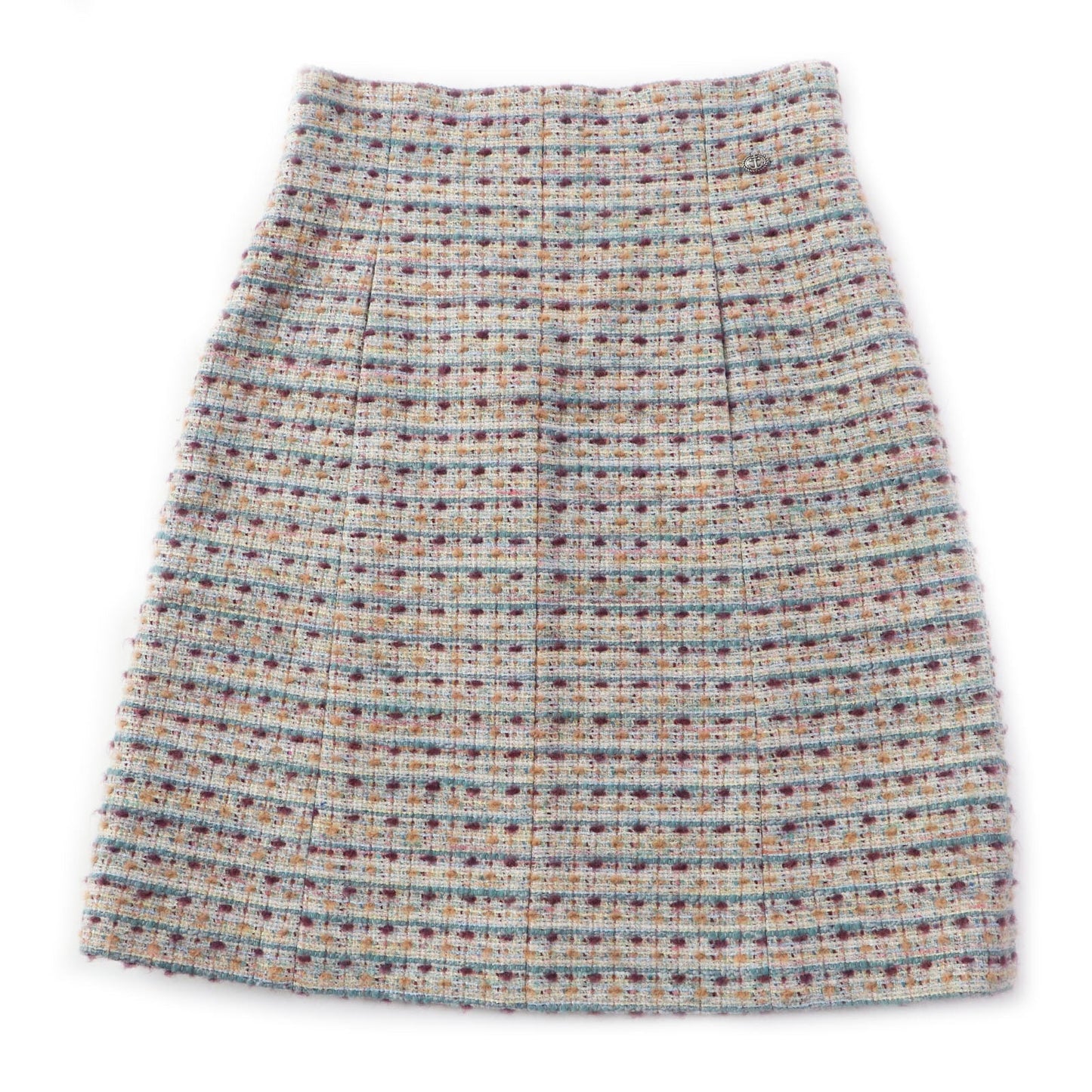 CHANEL Long skirt P59073 Outer: 51% wool, Outer: 18% rayon, Outer: 15% polyamide (nylon), Outer: 5% mohair, Outer: 5% alpaca, Outer: 4% polyester, 2% acrylic, Lining: 100% silk Multi Women 44