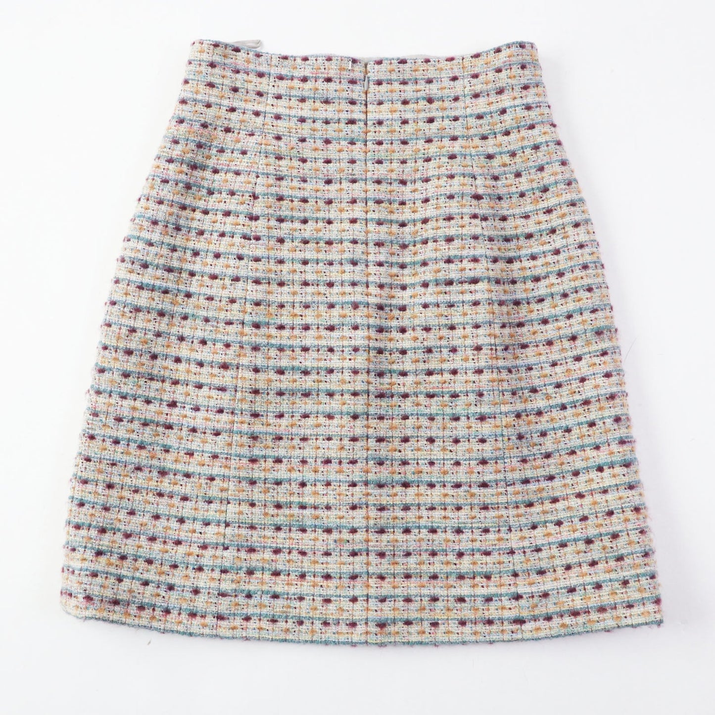 CHANEL Long skirt P59073 Outer: 51% wool, Outer: 18% rayon, Outer: 15% polyamide (nylon), Outer: 5% mohair, Outer: 5% alpaca, Outer: 4% polyester, 2% acrylic, Lining: 100% silk Multi Women 44