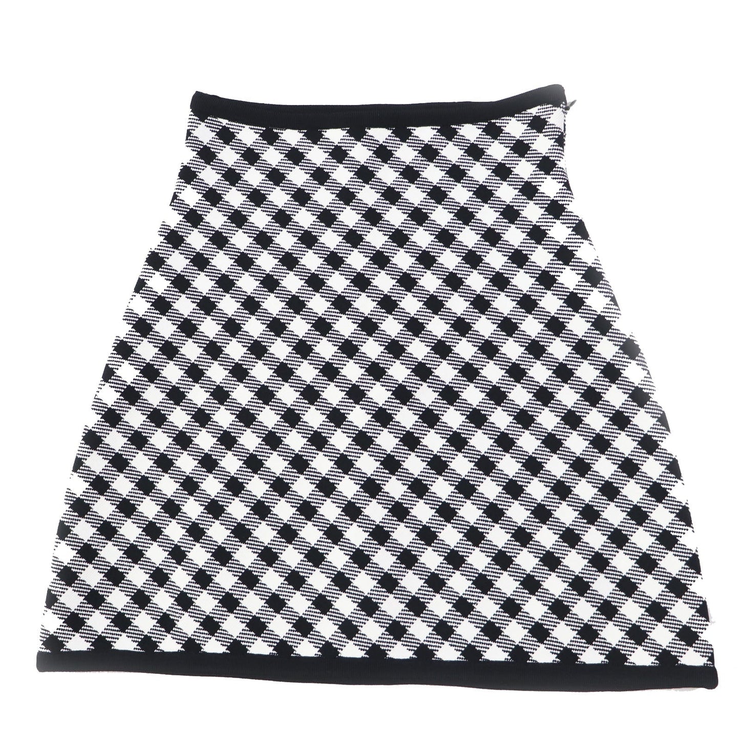 Christian Dior flare skirt 254J18AM514 Main: 84% rayon, 15% nylon, 1% polyurethane Black White Women 38