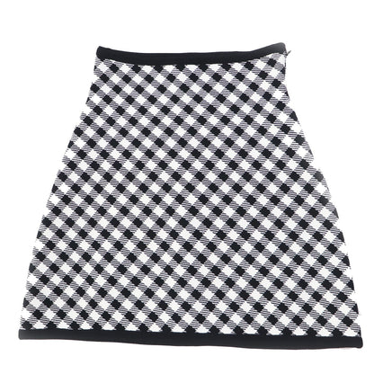 Christian Dior flare skirt 254J18AM514 Main: 84% rayon, 15% nylon, 1% polyurethane Black White Women 38