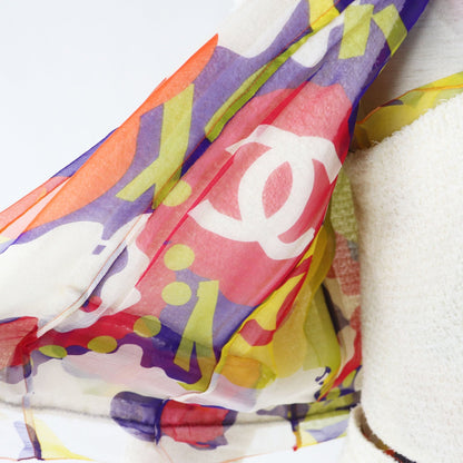 CHANEL setup 00T P15633 Outer: 75% nylon, Outer: 25% wool, Lining: 100% silk Ivoryx multi Women 40