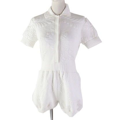FENDI overalls FZD880 Main: 63% rayon, 12% polyester, 5% nylon, 1% polyurethane, 19% polypropylene white Women 38