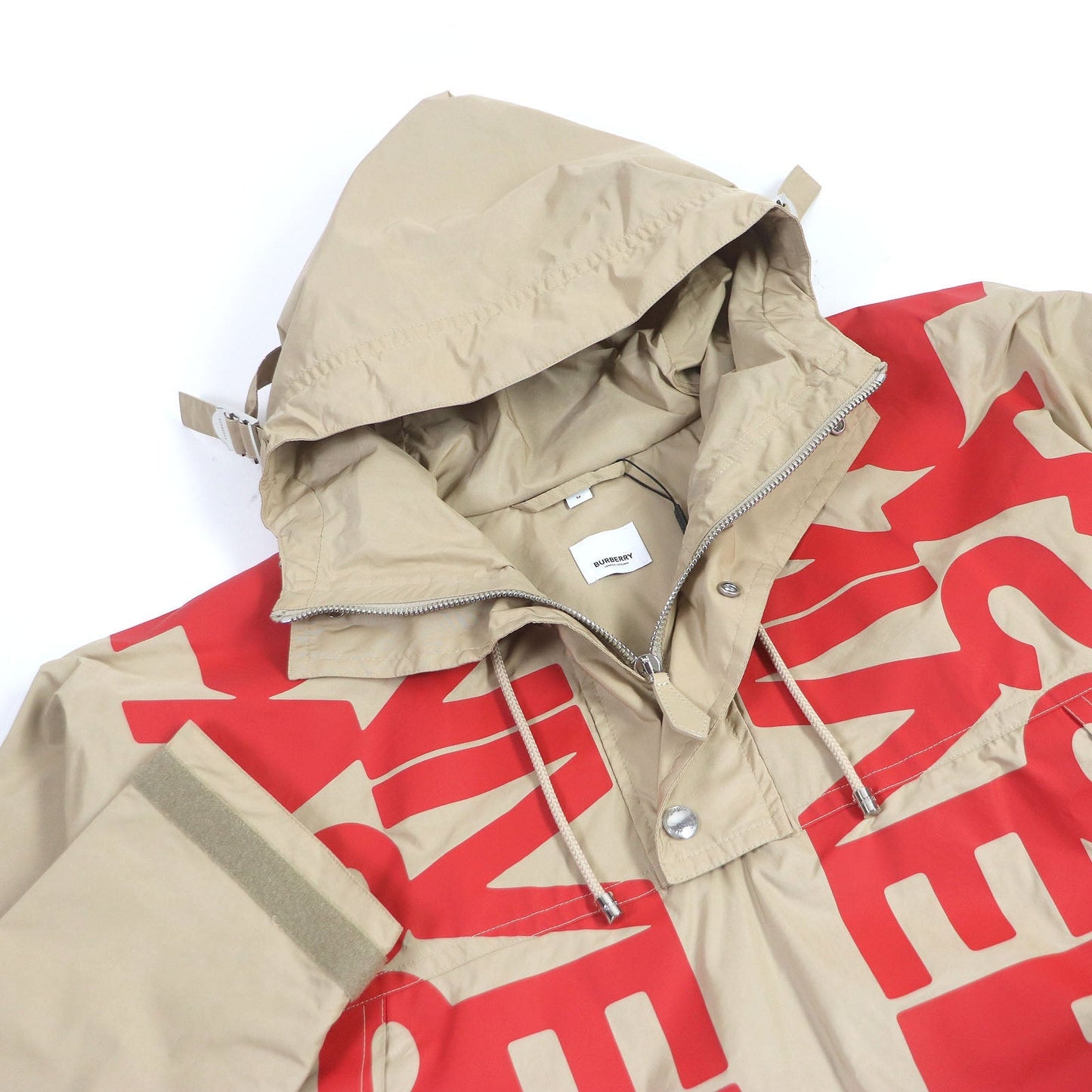 BURBERRY Blouson 8051865 Main: 59% cotton, Main: 41% nylon, Part: 100% leather beige mens M