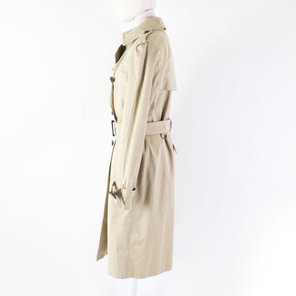 BURBERRY LONDON trench coat B1A83-100-51 Outer: 100% cotton, Lining: Cotton, Lining: Cupra, Accessories: Cowhide Lining: 100% wool Lining (separate fabric): 100% cupra beige Women 42
