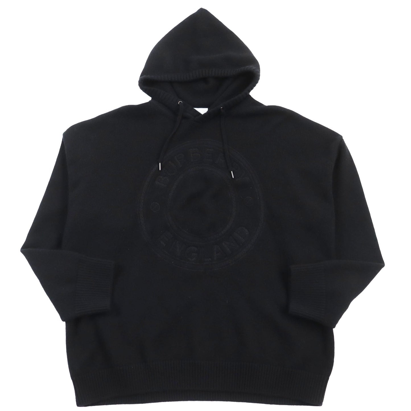 BURBERRY Hoodie Main: 100% cashmere black mens Notation size unknown