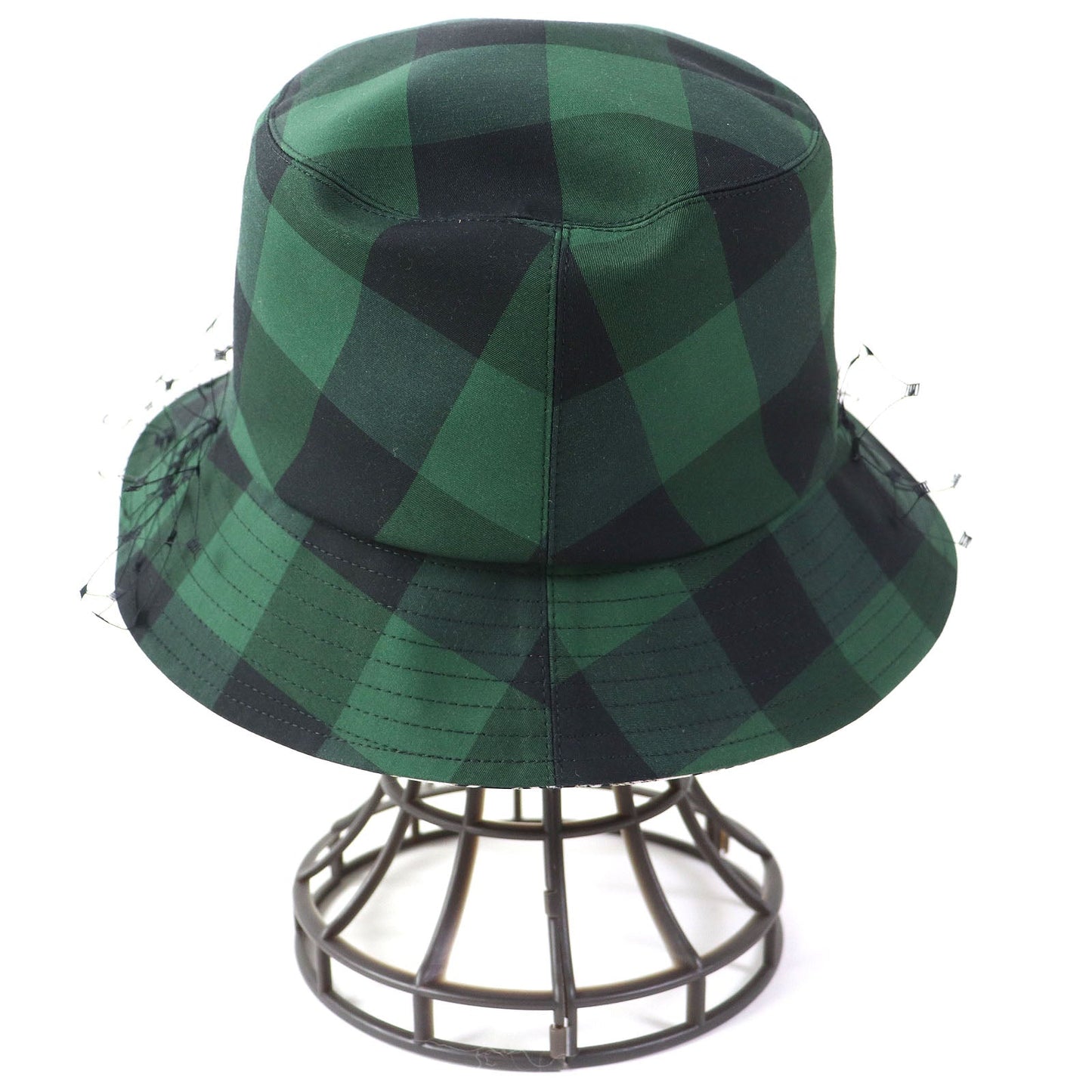 Christian Dior hat 95TDD923G142 Outer material: 55% polyester, Outer material: 43% cotton, Outer material: 2% polyurethane, Lining: 100% cotton, Part: 100% nylon Green type Women 58