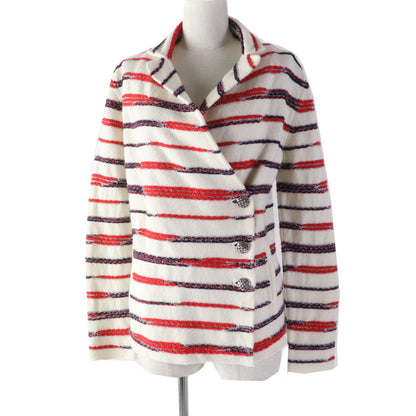 CHANEL tailored jacket P64296 Main: 96% cashmere, Main: 3% polyester, Main: 1% polyamide (nylon) Multi Women 36
