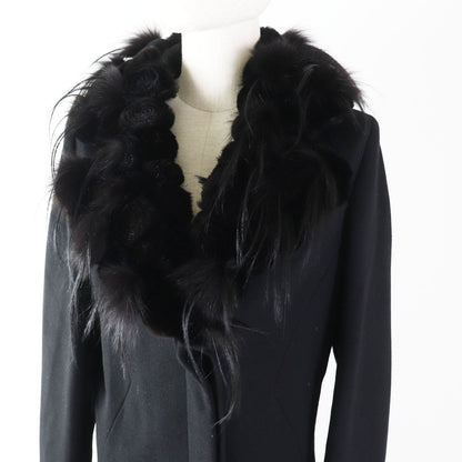 FENDI coat FF5183 Outer: 85% wool, Outer: 15% cashmere, Lining: 100% polyester black Women 42