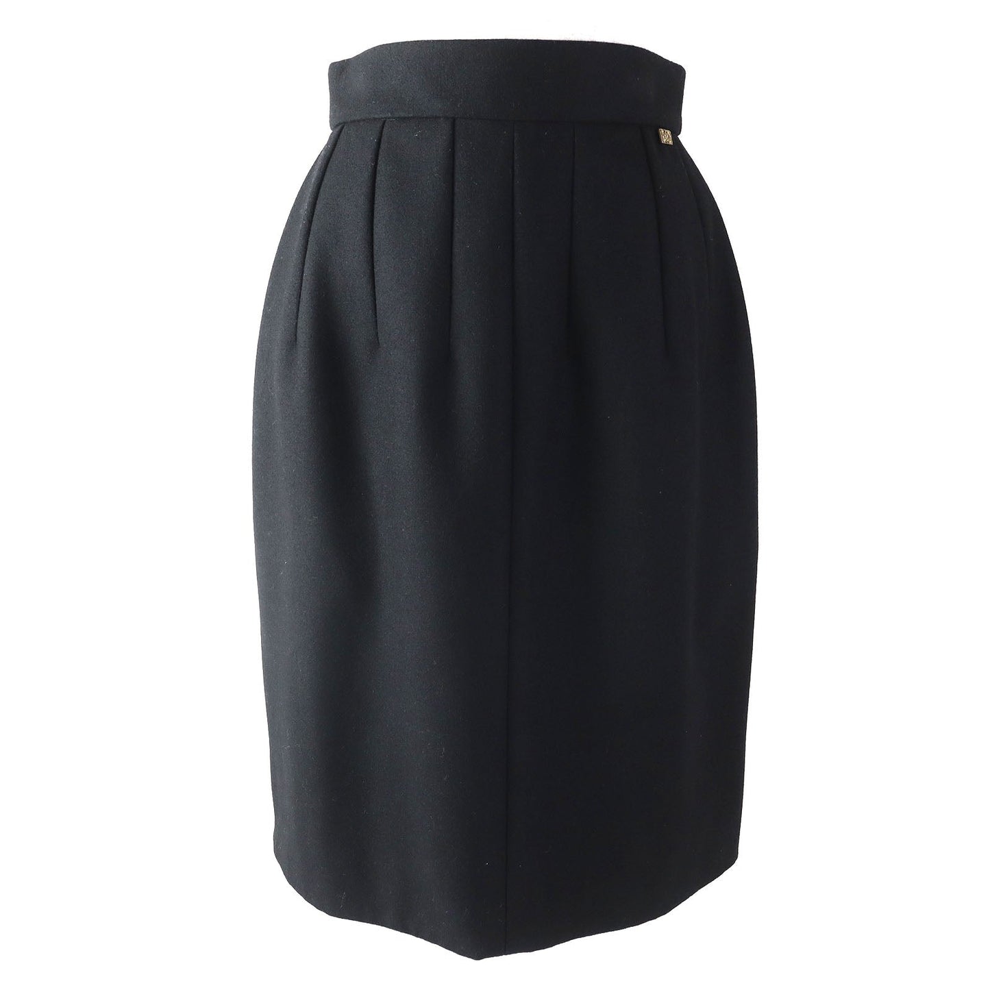 CHANEL skirt P41438 Outer: 75% wool, Outer: 25% cashmere, Lining: 100% silk black Women 38