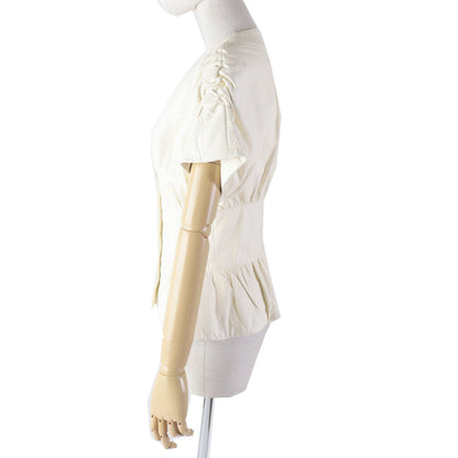 CHANEL leather jacket P60304 Outer: 100% lambskin; Lining: 75% cotton, 25% silk Ivory LA PAUSA Women 34