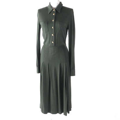 CELINE one piece 2X561453L Outer material: 70% wool, Outer material: 30% cashmere khaki Women XS