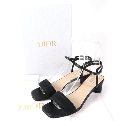 Christian Dior Sandals Main: Satin, lambskin black Dway Women 37 1/2