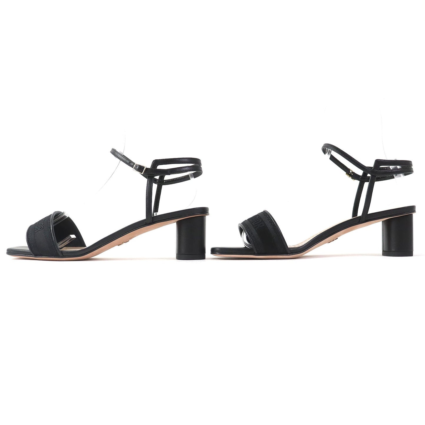 Christian Dior Sandals Main: Satin, lambskin black Dway Women 37 1/2
