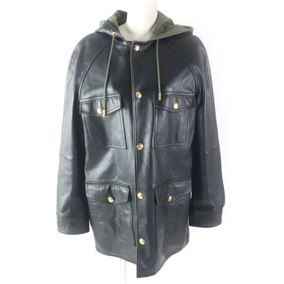 CELINE Hoodie 2D493151T Lining: 100% cotton, Outer: Sheepskin black Women 34