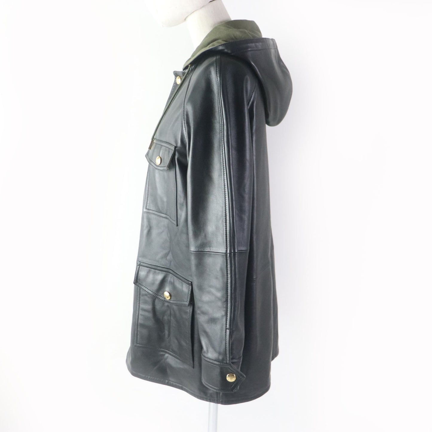 CELINE Hoodie 2D493151T Lining: 100% cotton, Outer: Sheepskin black Women 34