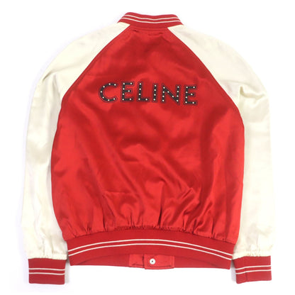 CELINE Stajan 2V87C851C Outer: 100% rayon, Lining: 100% acetate, Pocket lining: 100% cotton Red THE DANCING KID TEDDY JACKET mens 48