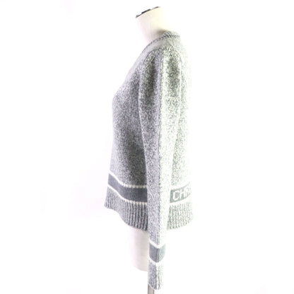 Christian Dior knit 054S01AM303 Outer material: 70% wool, Outer material: 30% cashmere gray Women 38
