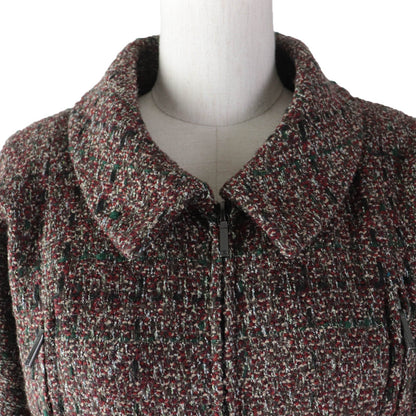 CHANEL A line coat P49823 Main: 43% wool, Main: 18% nylon, Main: 13% acrylic, Main: 13% polyester, Main: 13% rayon, Lining: 100% silk, Part: 100% silk multicolor Women 34