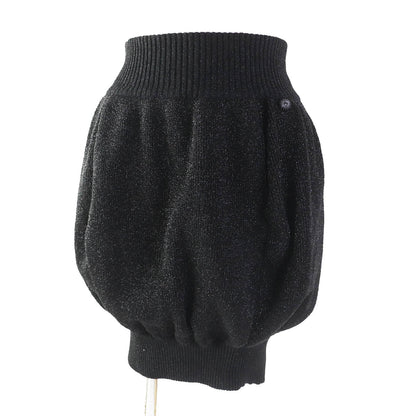 CHANEL skirt 08A P33467 Outer: 57% acetate, 22% nylon, 17% polyester, 4% polyurethane; Lining: 100% nylon Black Silver type Women 36