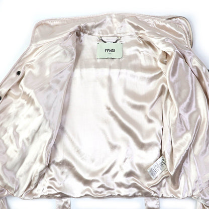 FENDI Blouson FJ7405 Outer: 100% rayon, Lining: 100% rayon Light pink Women 40