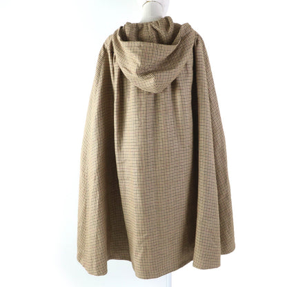 CELINE poncho 2M374408I Main: 100% linen, lining: 54% cupra, lining: 46% rayon Brown type Women 36