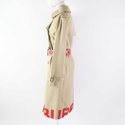 BURBERRY trench coat 8037621 Outer: 100% cotton, Lining: 100% cotton, Sleeve lining: 100% cupra, Pocket lining: 65% polyester, 35% cotton beige Graffiti Women 36