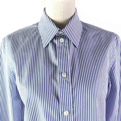 CELINE Long sleeve shirt 2C009037F Main: 100% cotton Blue white Women 36