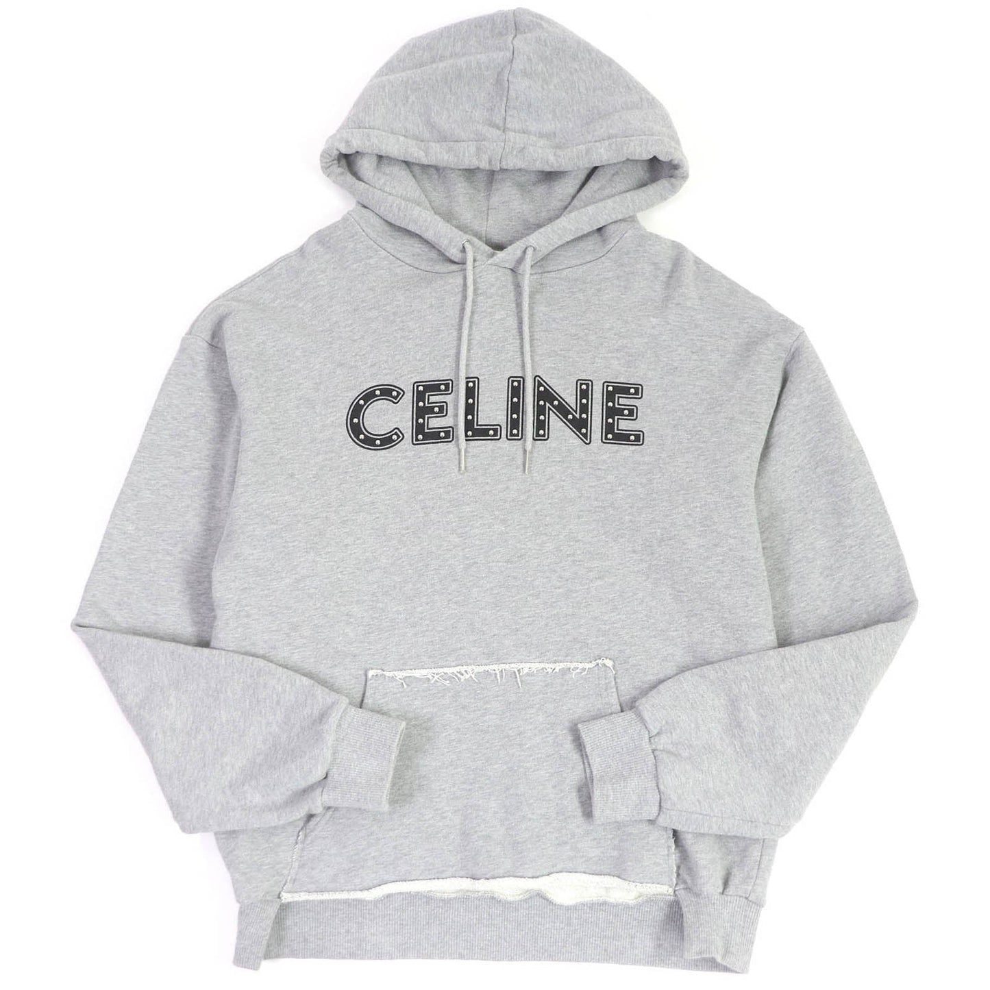 CELINE Hoodie 2Y309052H Main: 100% cotton, part: 96% cotton, part: 4% polyurethane gray mens S