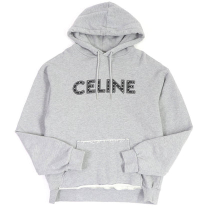 CELINE Hoodie 2Y309052H Main: 100% cotton, part: 96% cotton, part: 4% polyurethane gray mens S