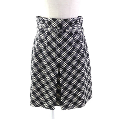 Christian Dior skirt 251J80A1244 Outer: 100% wool, Lining: 100% silk Black White Women 42