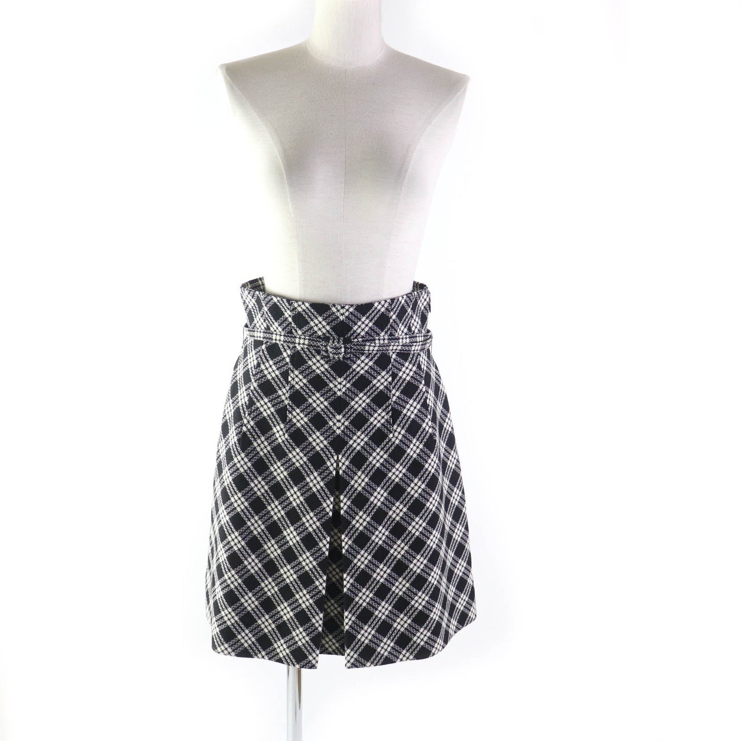 Christian Dior skirt 251J80A1244 Outer: 100% wool, Lining: 100% silk Black White Women 42