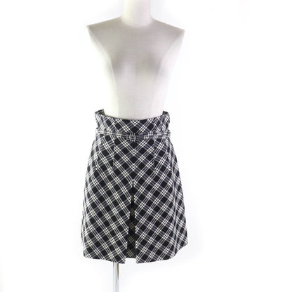Christian Dior skirt 251J80A1244 Outer: 100% wool, Lining: 100% silk Black White Women 42