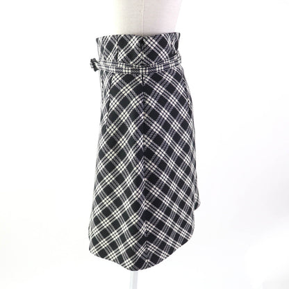 Christian Dior skirt 251J80A1244 Outer: 100% wool, Lining: 100% silk Black White Women 42